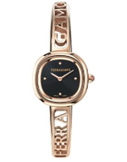 Ferragamo Iconic Jewel Bangle Quartz Black Dial Ladies Watch SFAB00224