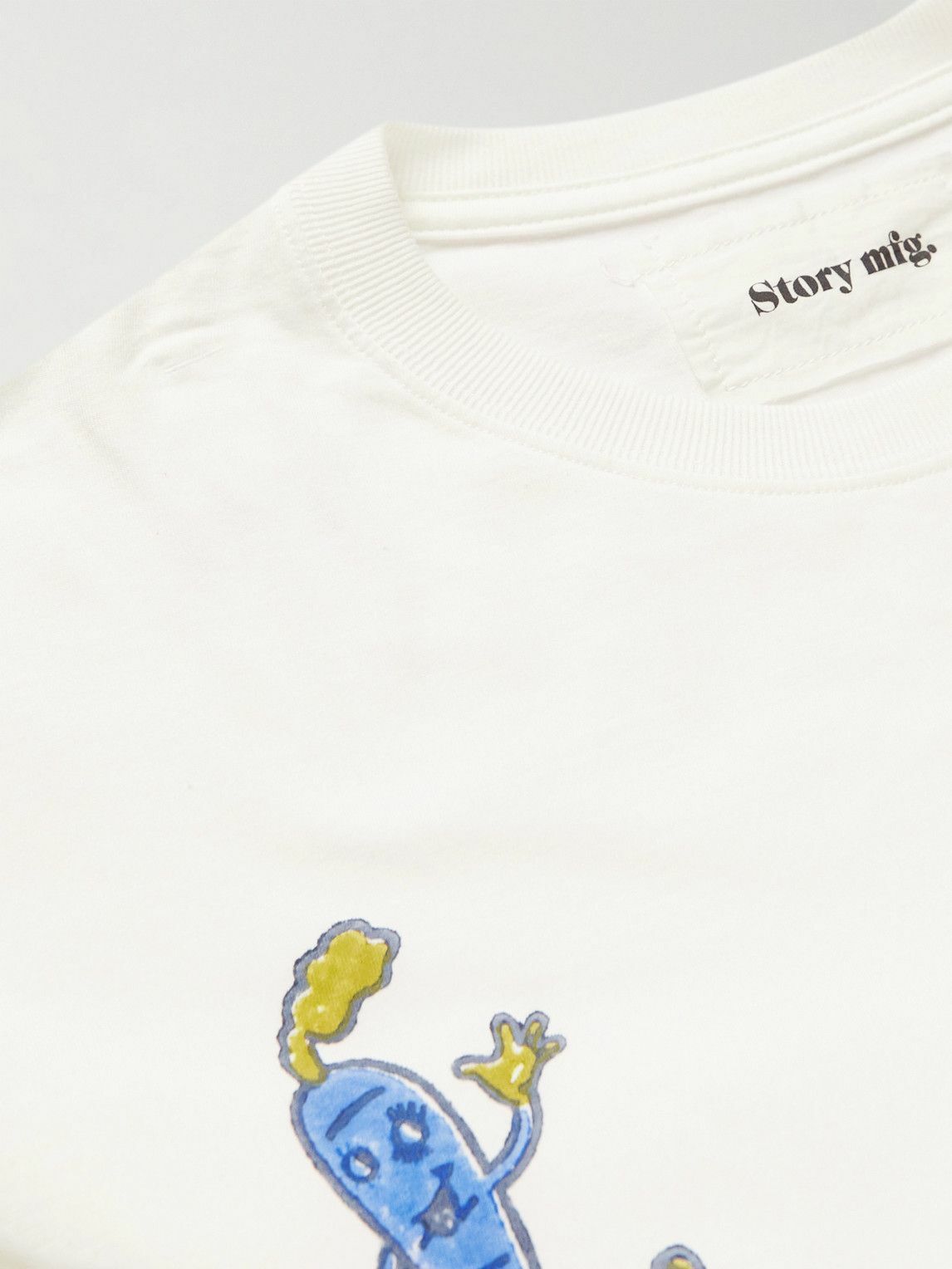 Story Mfg. - Grateful Logo-Embroidered Printed Organic