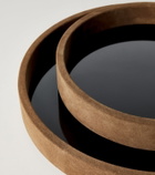 Michaël Verheyden Medium suede-trimmed decorative tray