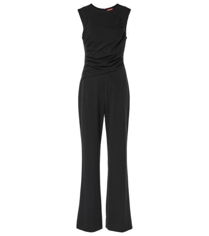 Photo: Staud Jagger draped jersey jumpsuit
