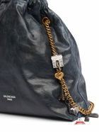 BALENCIAGA Medium Crush Leather Tote Bag