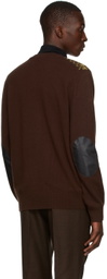 Yuki Hashimoto Brown & Yellow Cashmere Warehouse Sweater