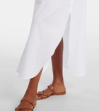 The Frankie Shop Helena cotton shirt dress