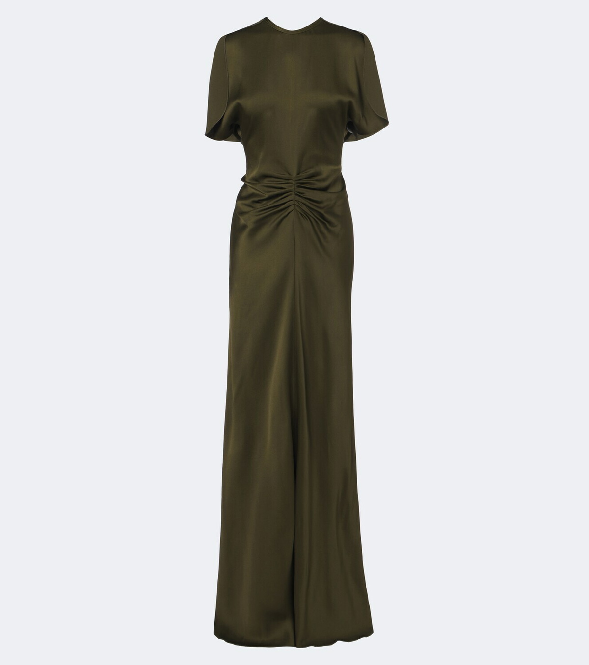 Victoria Beckham Isabella ruched satin gown