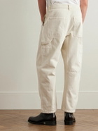 Nili Lotan - Emir Straight-Leg Cotton-Blend Twill Trousers - Neutrals