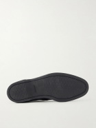 John Lobb - Foil Suede Boat Shoes - Black