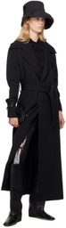 YOHJI YAMAMOTO Black R-Basic Coat