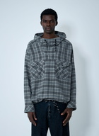 Martine Rose Check Hooded Sweatshirt