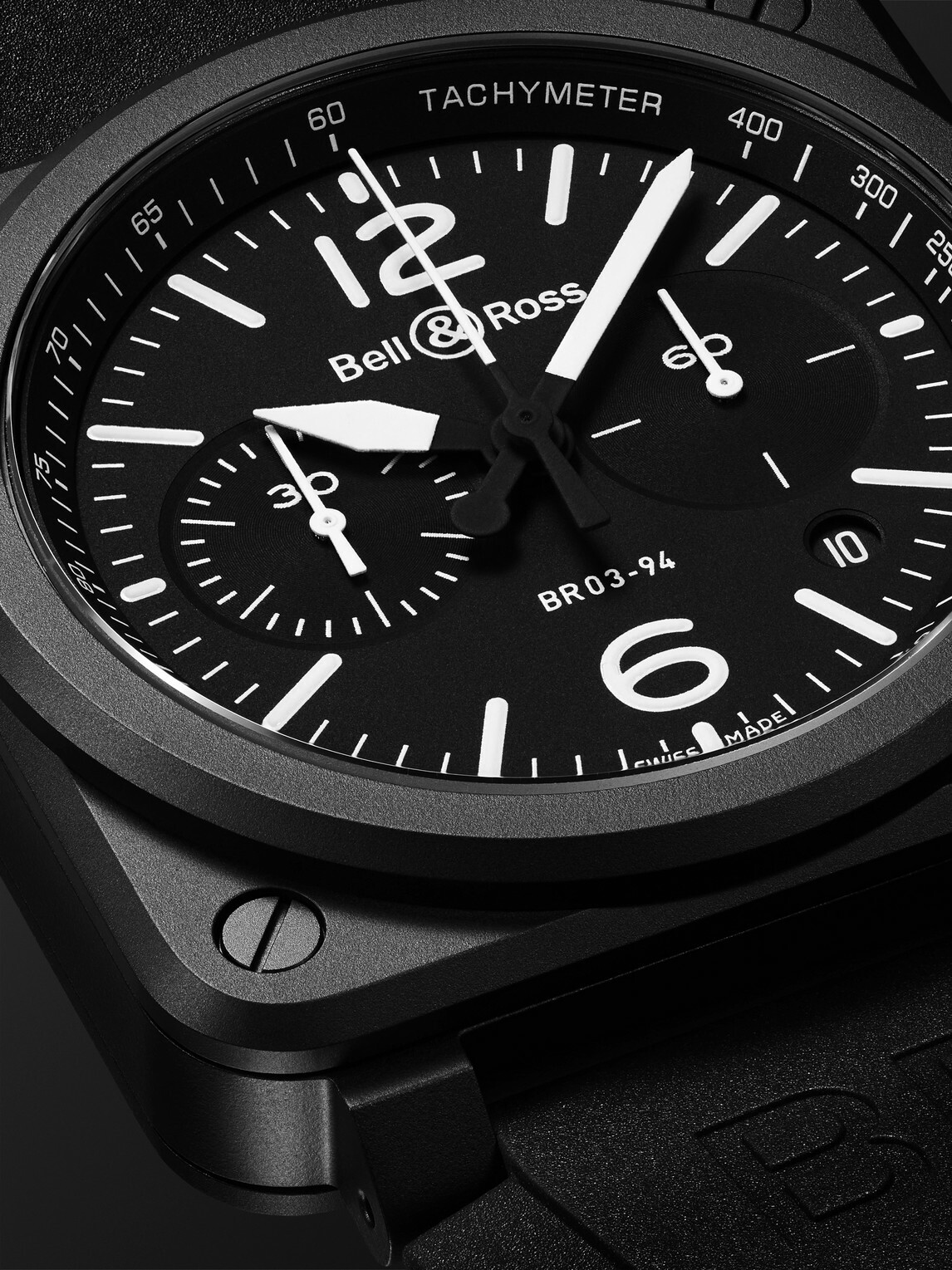 Bell & Ross - BR 03-94 Automatic Chronograph Ceramic Watch, Ref. BR0394-BL-CE