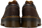 Dr. Martens Brown 8053 Arc Leather Platform Casual Derbys