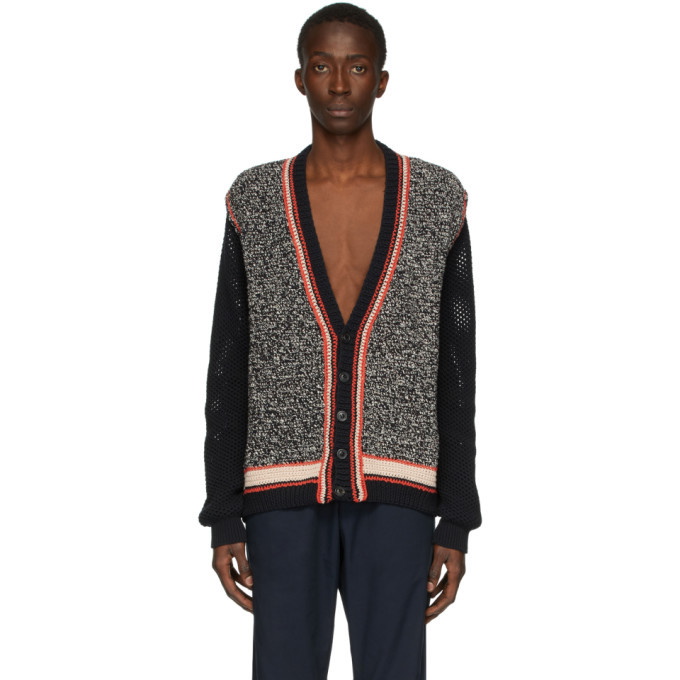 Photo: Maison Margiela Black 5 Gauge Cardigan