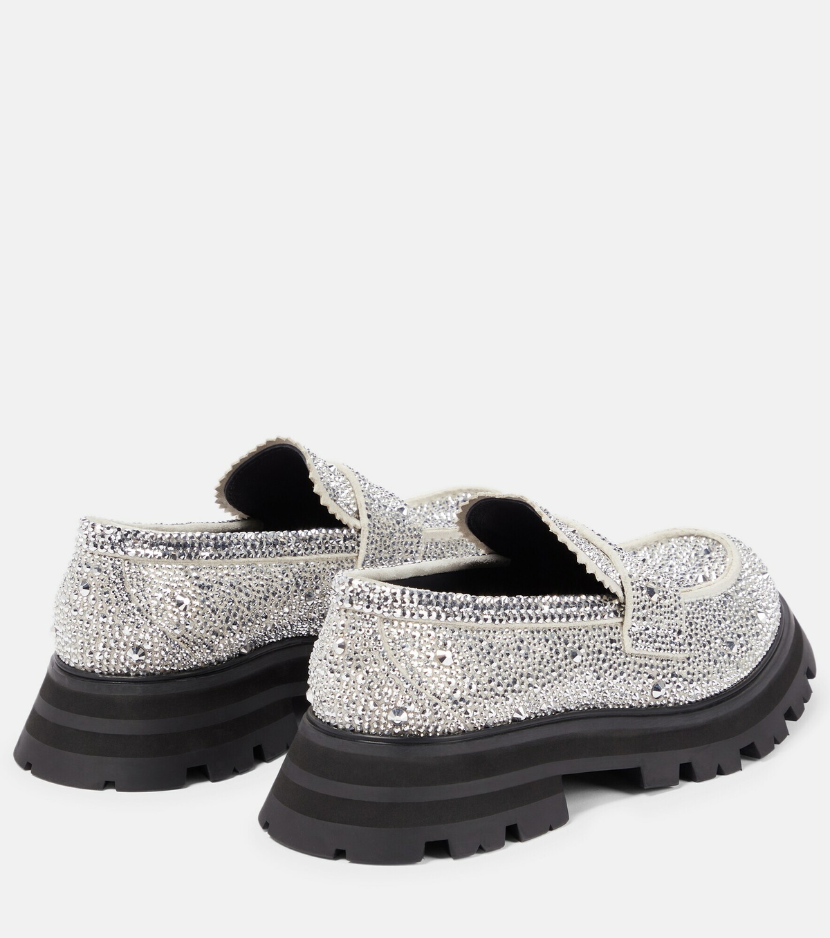 Alexander McQueen - Wander crystal-embellished loafers
