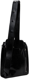 System Black Leather Backpack