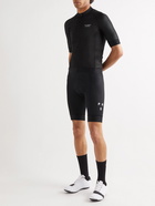 Pas Normal Studios - Mechanism Logo-Print Stretch-Jersey and Mesh Cycling Bib Shorts - Black