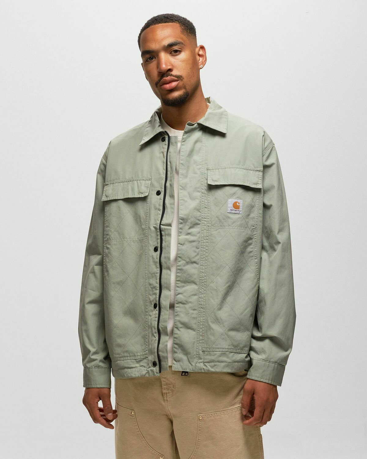 Carhartt Wip Tyler Jacket Green - Mens - Overshirts Carhartt WIP