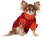 LISH Red & Orange Small Wilmot Sweater