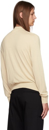 Marni Beige Embroidered Sweater