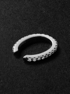 KOLOURS JEWELRY - Luna White Spectra Oval Gold Diamond Ear Cuff