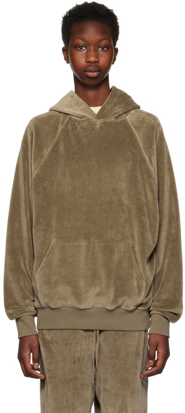 Photo: Essentials Brown Raglan Hoodie