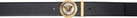 Versace Black Medusa Biggie Enamel Leather Belt