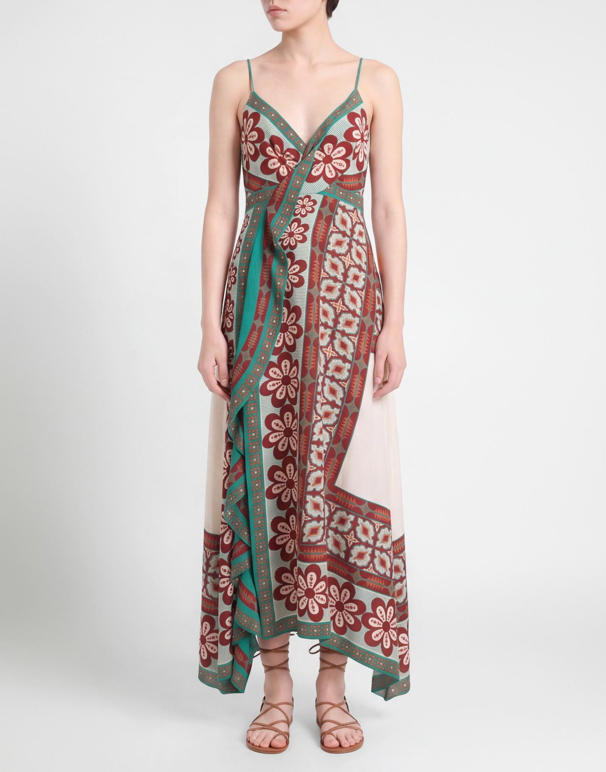 La Doublej Womens Maxi dress Emerald in Green