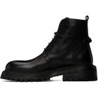 Marsèll Black Carraucola Pebbled Leather Boots