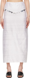 Gimaguas Off-White Diane Maxi Skirt