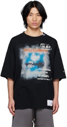 Miharayasuhiro Black Printed T-Shirt