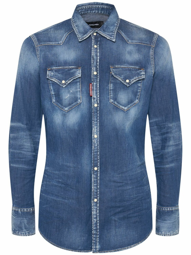 Photo: DSQUARED2 Classic Denim Western Shirt