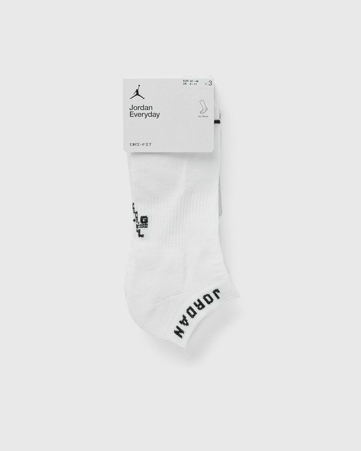 Jordan Everyday No Show Socks (3 Pairs) White Socks