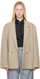 LEMAIRE Beige Workwear Blazer
