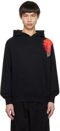 Yohji Yamamoto Black New Era Edition Printed Hoodie