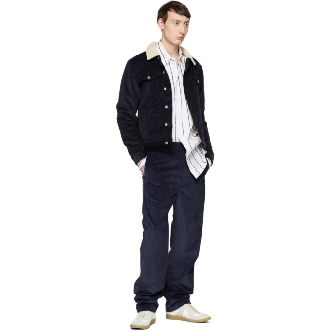 Editions M.R Navy Marlon Jacket