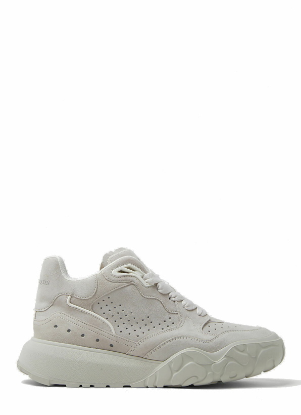 Photo: High Top Court Sneakers in Light Grey