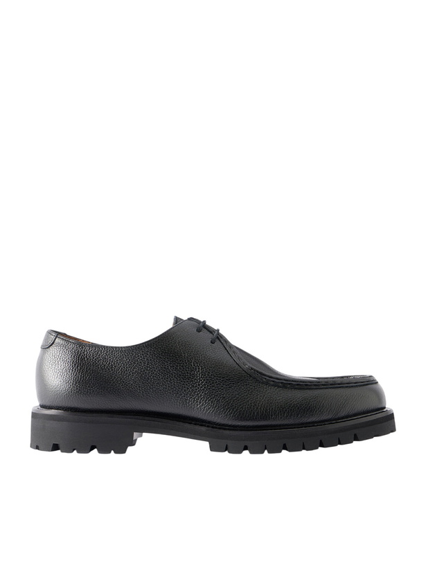 Photo: Mr P. - Jacques Full-Grain Leather Derby Shoes - Black