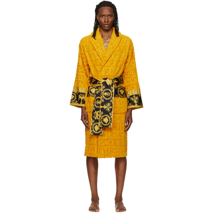 Photo: Versace Yellow 'I Heart Baroque' Bathrobe