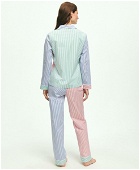 Brooks Brothers Women's Cotton Poplin Fun Pajama Set