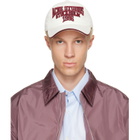 Acne Studios Off-White Embroidered Logo Cap