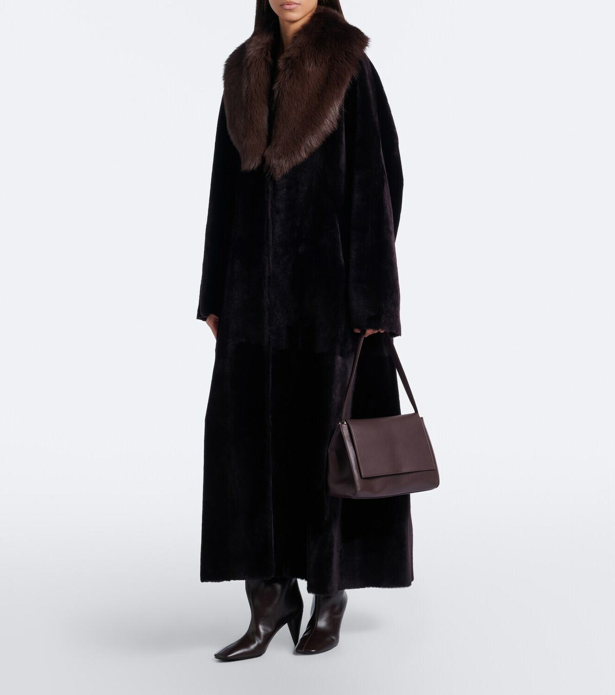 Nour Hammour Amal Mini leather top-handle bag