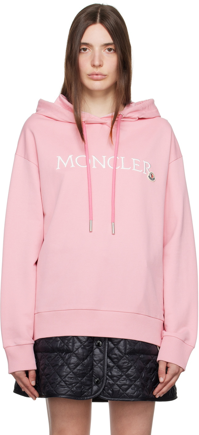 Moncler Pink Patch Hoodie Moncler