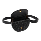 Versace Black Quilted Virtus Belt Bag