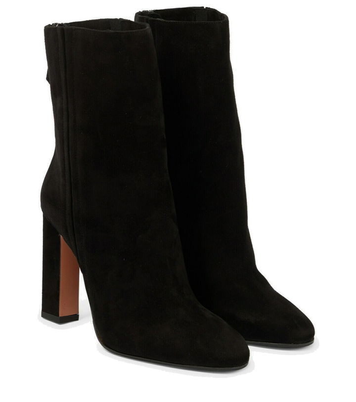 Photo: Aquazzura Suede ankle boots