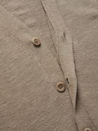 Theory - Cannes Linen-Blend Cardigan - Brown