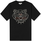 Kenzo Men's Tiger Embroidered Skate T-Shirt in Black