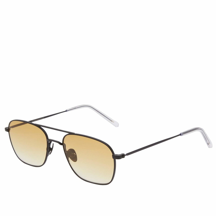 Photo: Monokel Dion Matt Sunglasses in Black/Yellow 