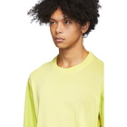 Issey Miyake Men Yellow Knit Sweater