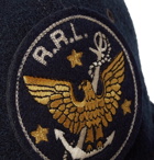 RRL - Logo-Embroidered Wool-Blend Baseball Cap - Men - Navy