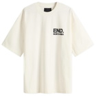 END. Coastal Locals Only T-Shirt in Ecru
