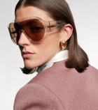Bottega Veneta Mask shield sunglasses
