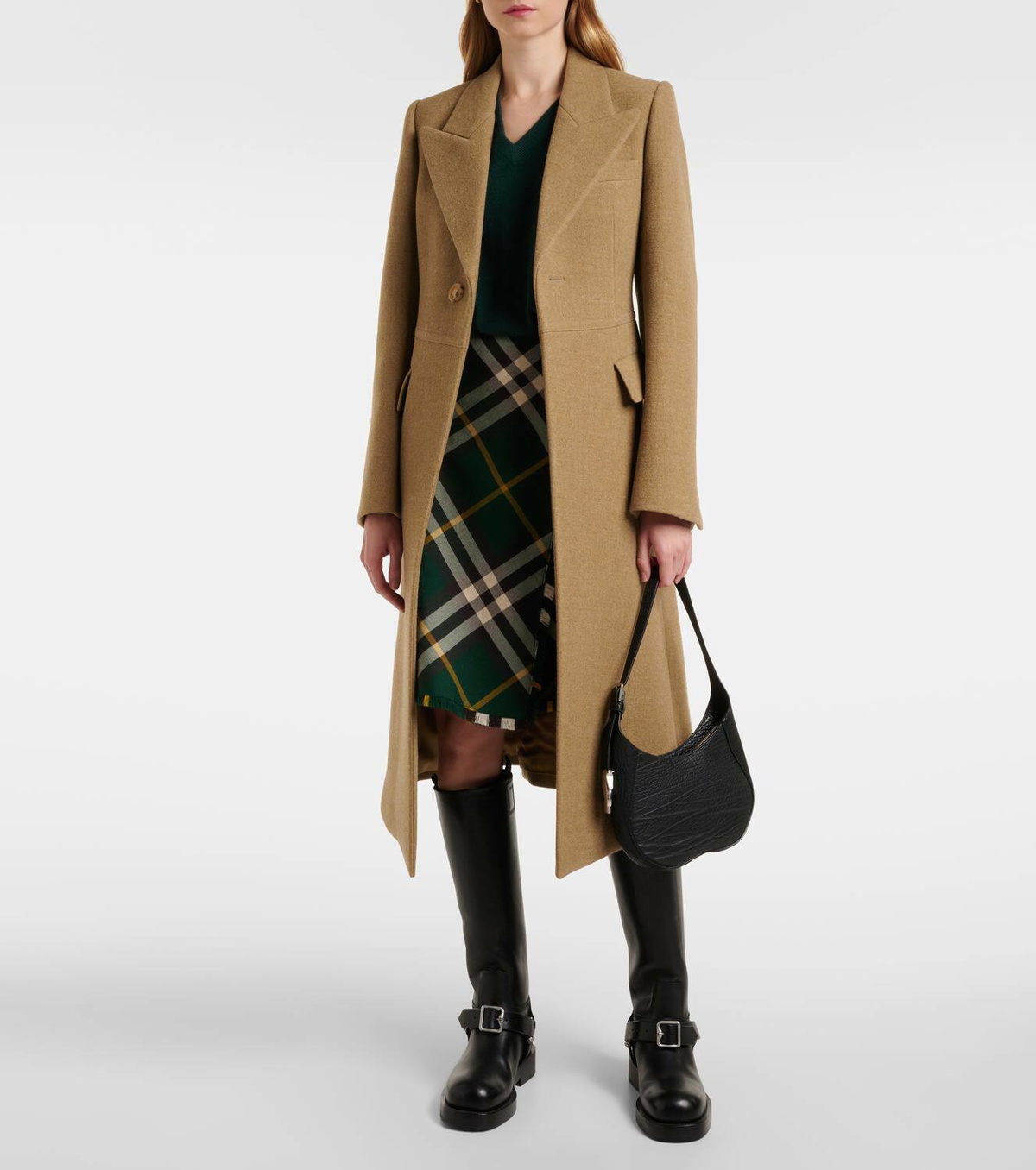 Burberry Single-breasted wool coat Burberry Burberry Single-breasted wool coat Burberry